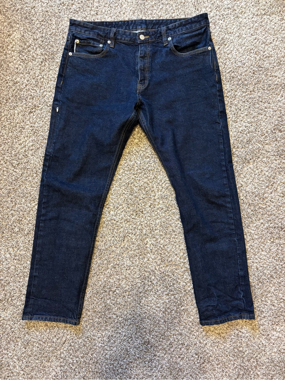 BYLT Basics Men’s Slim Straight Jeans - Dark Blue